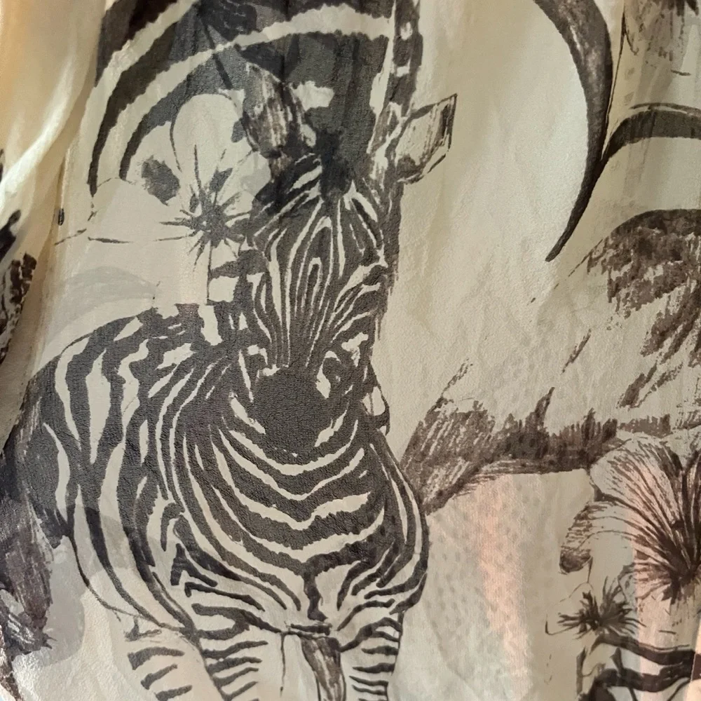 Madewell Silk Safari blouse - Picture 6 of 8